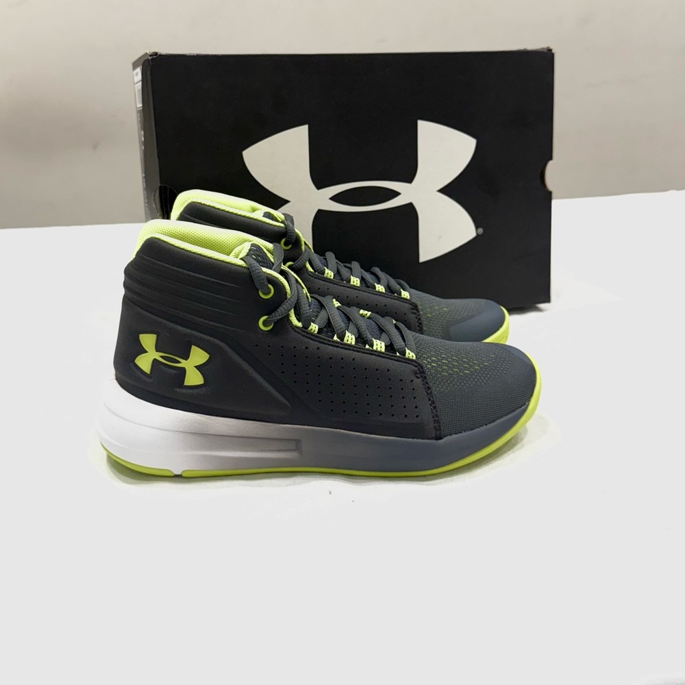UNDER ARMOUR 3020428-103 BGS TORCH MID CHILDREN SNEAKERS COLOR GREY/NEON